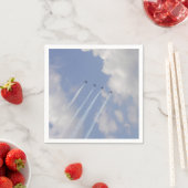 Vorming van militaire straalvliegtuigen servet (Insitu)