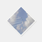 Vorming van militaire straalvliegtuigen servet (Hoek)