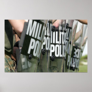 vorming van oproerbeheersing poster