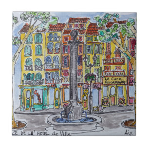 Vorminstallatie in het hotel van Ville Tegeltje