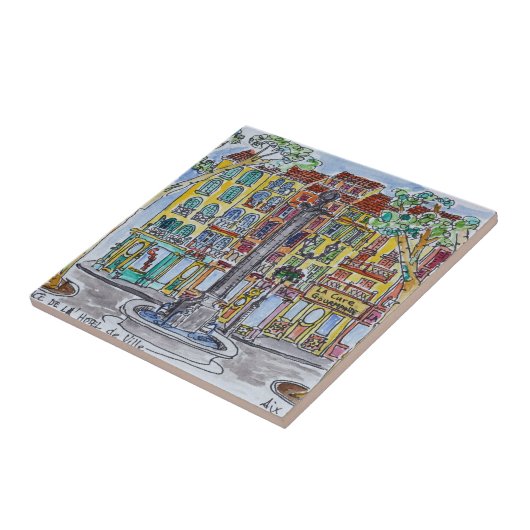 Vorminstallatie in het hotel van Ville Tegeltje (Zijkant)