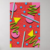 Vormpatroon 90 s poster (Voorkant)