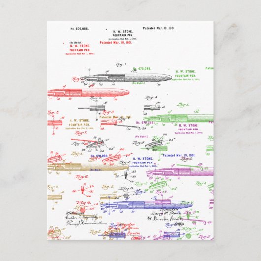 Vormpenoctrooi Briefkaart (Voorkant)