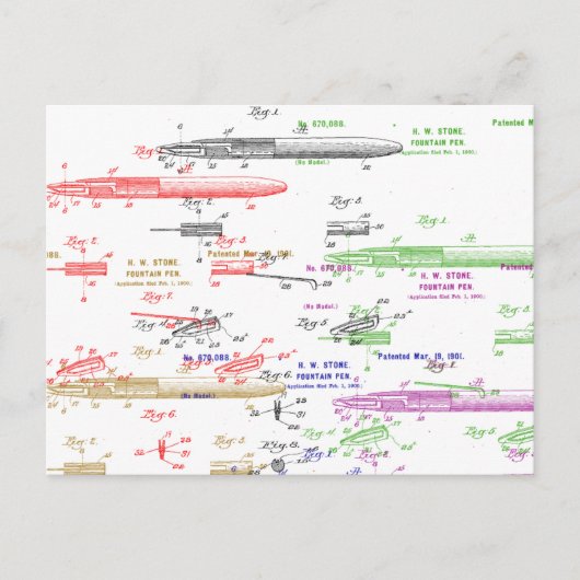Vormpenoctrooi Briefkaart (Voorkant)
