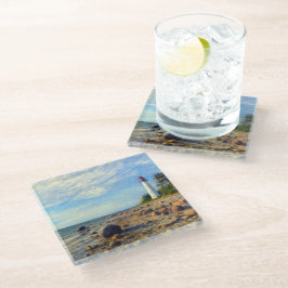 Vormsi Stillness Glazen Onderzetter