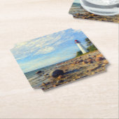 Vormsi Stillness Kartonnen Onderzetters (Gekanteld)