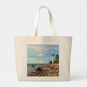 Vormsi-stilte Grote Tote Bag (Achterkant)