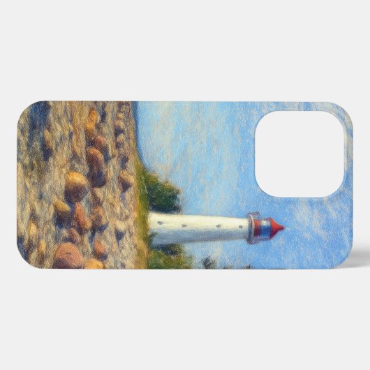 Vormsi-stilte iPhone Hoesje (Achterkant horizontaal)