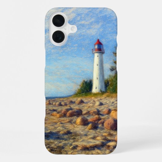 Vormsi-stilte iPhone Hoesje (Achterkant)