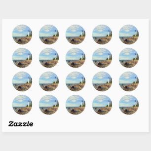 Vormsi-stilte Ronde Sticker