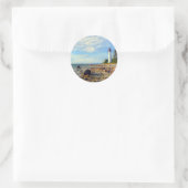 Vormsi-stilte Ronde Sticker (Tas)