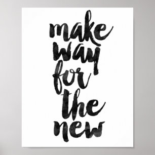 Vormt de weg naar de nieuwe poster