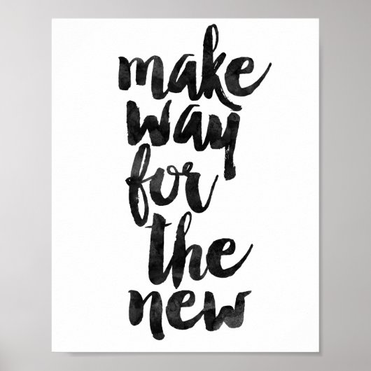 Vormt de weg naar de nieuwe poster (Voorkant)