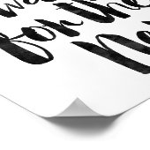 Vormt de weg naar de nieuwe poster (Hoek)