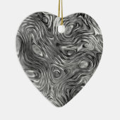 Vormt decoratief hart keramisch ornament (Rechts)