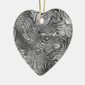 Vormt decoratief hart keramisch ornament (Links)