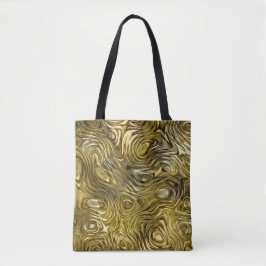 Vormt 'Gold'-afdrukken in de hele canvas tas