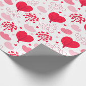 Vormt het hekpatroon van Valentijnse  Cadeaupapier (Hoek)