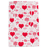 Vormt het hekpatroon van Valentijnse  Medium Cadeauzakje (Voorkant)