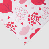 Vormt het hekpatroon van Valentijnse Tissuepapier (Detail)