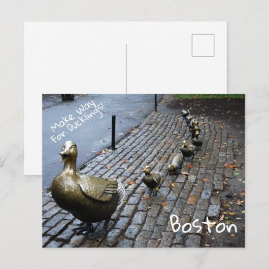 Vormt plaats voor het Briefkaart van de Ducklings (Voorkant / Achterkant)