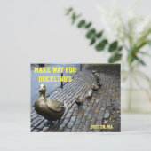 Vormt plaats voor het Briefkaart van de Ducklings (Staand voorkant)