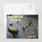 Vormt plaats voor het Briefkaart van de Ducklings (Voorkant / Achterkant)