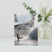 Vormt plezier briefkaart (Staand voorkant)