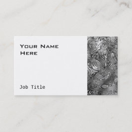 Vormzwart visitekaartje zijde wit
