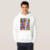Voronezh Russia City Map Hoodie (Voorkant volledig)