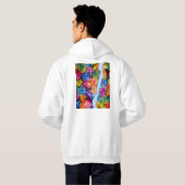 Voronezh Russia City Map Hoodie (Achterkant volledig)