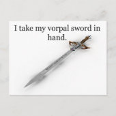 Vorpal Briefkaart (Voorkant)