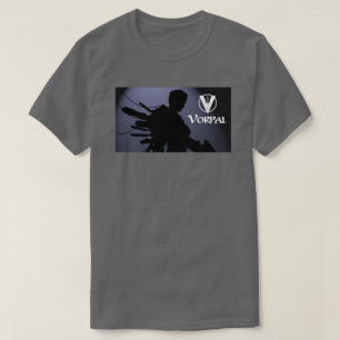 Vorpal Comic Book TShirt: Blue Silhouette T-shirt