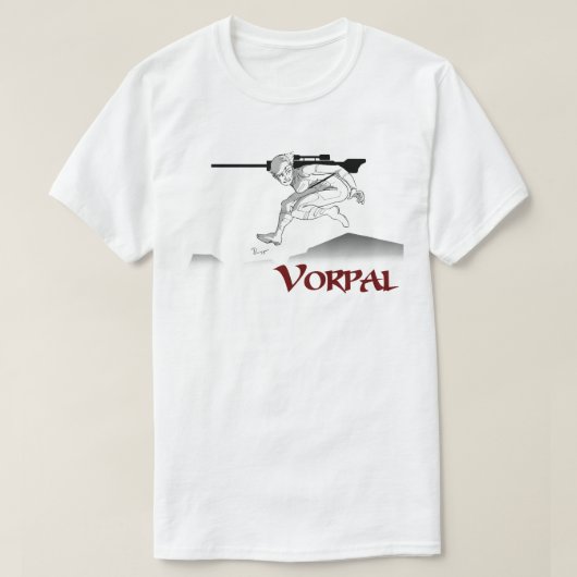 Vorpal Comic Book TShirt: Design by D. Bethel T-shirt (Design voorkant)