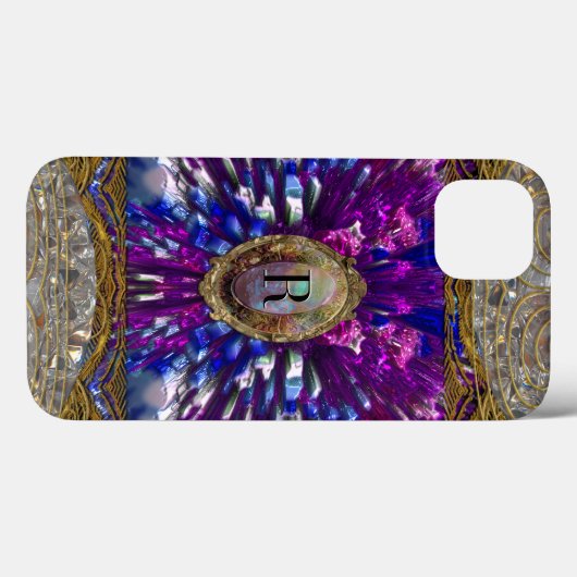 Vorpuff Monogram Case-Mate iPhone Case (Achterkant (horizontaal))