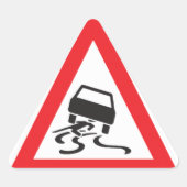 Vorsicht Autofahrer Sticker (Voorkant)