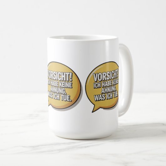Vorsicht Koffiemok (Voorkant rechts)
