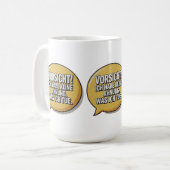 Vorsicht Koffiemok (Voorkant links)