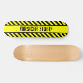 Vorsicht Stufe Skateboard (Horizontaal)