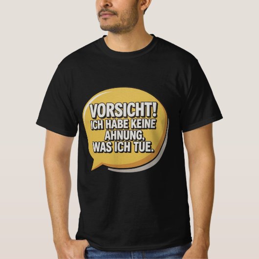 Vorsicht T-shirt (Voorkant)
