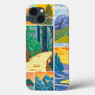 Vorst geïnspireerde kunst iPhone 13 hoesje