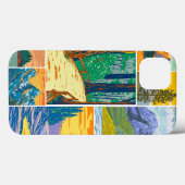Vorst geïnspireerde kunst iPhone 13 hoesje (Achterkant (horizontaal))