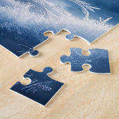 Vorst Kroonjuweel Scene Winter Glinsterende Edelst Legpuzzel (Zijkant)