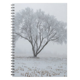 Vorst op een Eenzame Boom Notitieboek