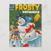  vorst op Schaatsen Briefkaart (Voorkant)