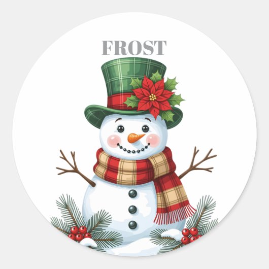 VORST RONDE STICKER (Voorkant)