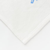 Vorst Sneeuwvlok Patroon Worp Fleece Deken (Hoek)