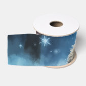 Vorstbeet Santa & zijn ondeugende elf. Grosgrain Lint (Spoel)