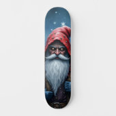 Vorstbeet Santa & zijn ondeugende elf. Persoonlijk Skateboard (Voorkant)