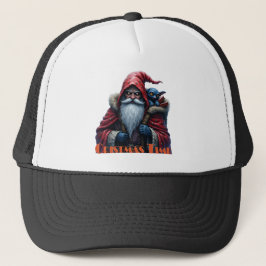 Vorstbeet Santa & zijn ondeugende elf. Trucker Pet
